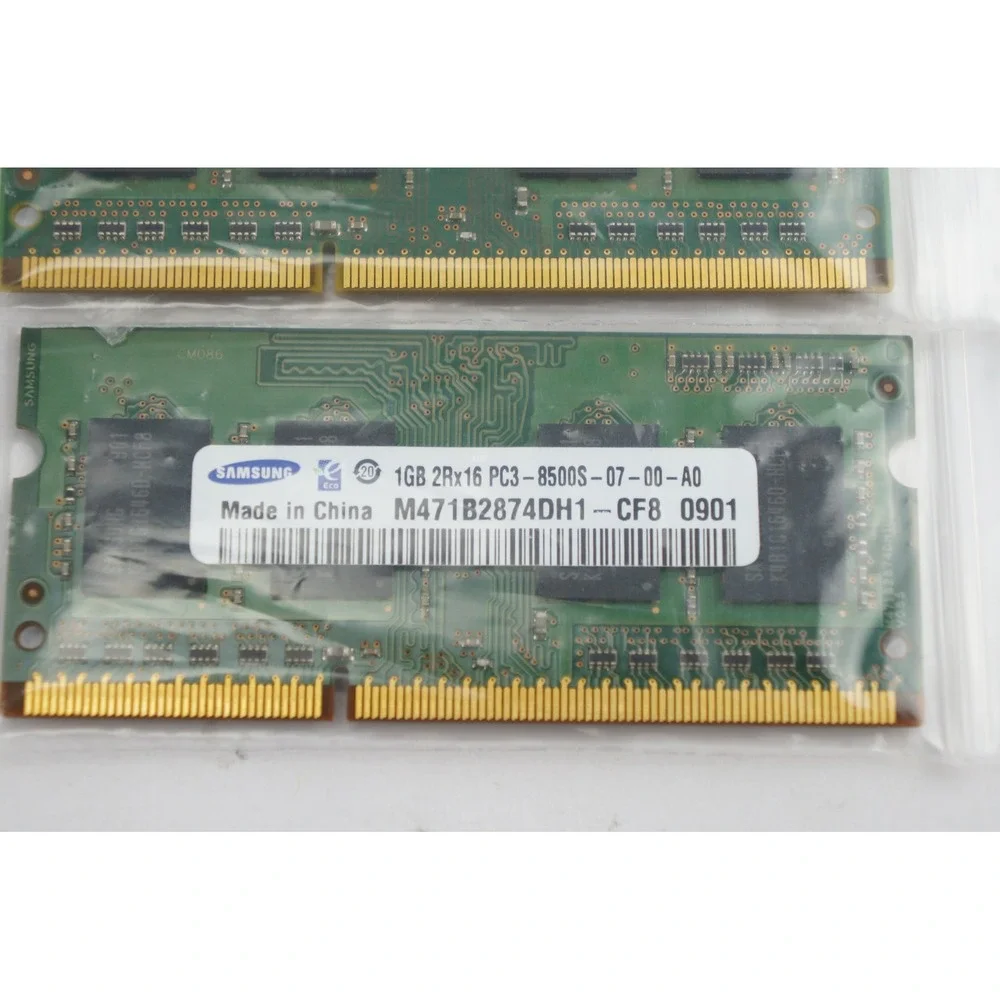 Samsung RAM‎ Laptop 6pc Lot 1GB PC3-8500S DDR3 M471B2874DH1-CF8 EUC